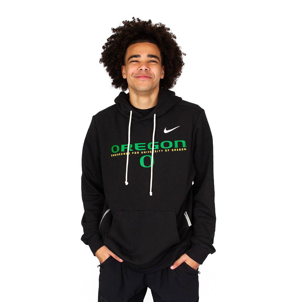 Classic Oregon O, Nike, Black, Hoodie, Performance/Dri-FIT, Men, Football, Players, 2025, Pullover, Sweatshirt, 926077